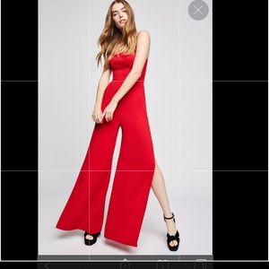 BCBG Sleeveless Strappy Jumpsuit